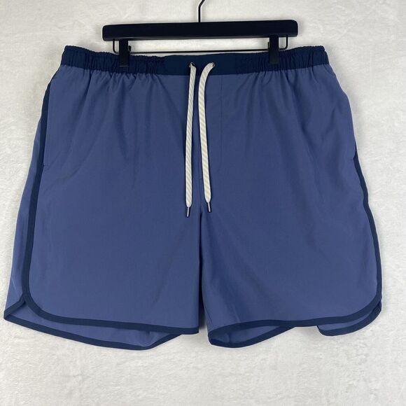 Sonoma Swim Trunks Mens Extra Large XL Blue Pockets Drawstring Lightweight Short - Picture 1 of 9